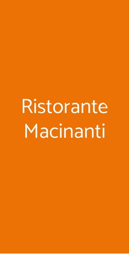 Macinanti La Pizzeria, Roma