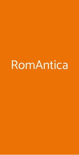 Ristorante Romantica, Roma