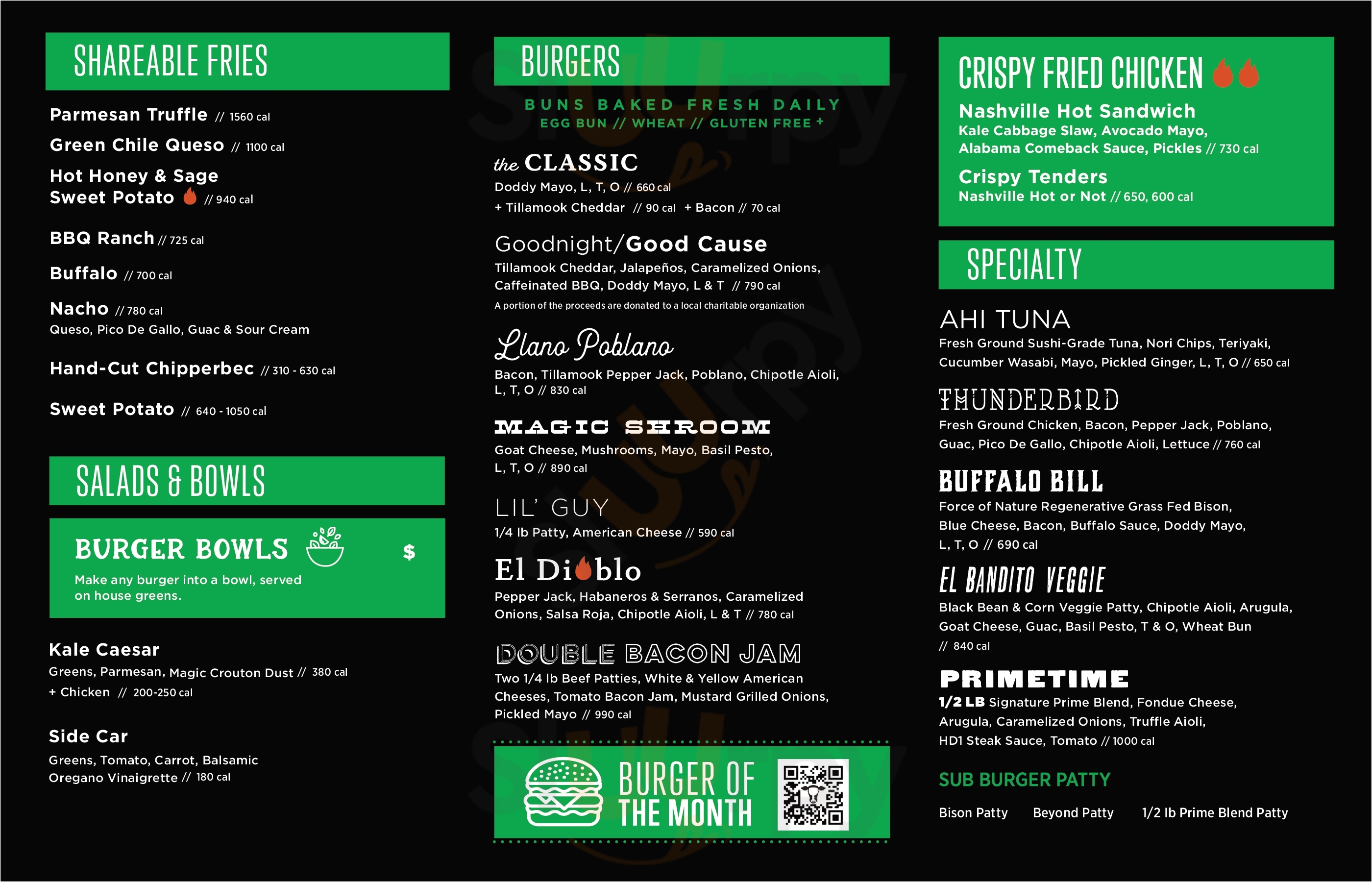 Hopdoddy Burger Bar Southlake Menu - 1