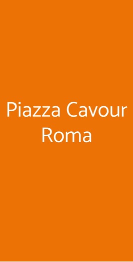 Piazza Cavour Roma, Roma