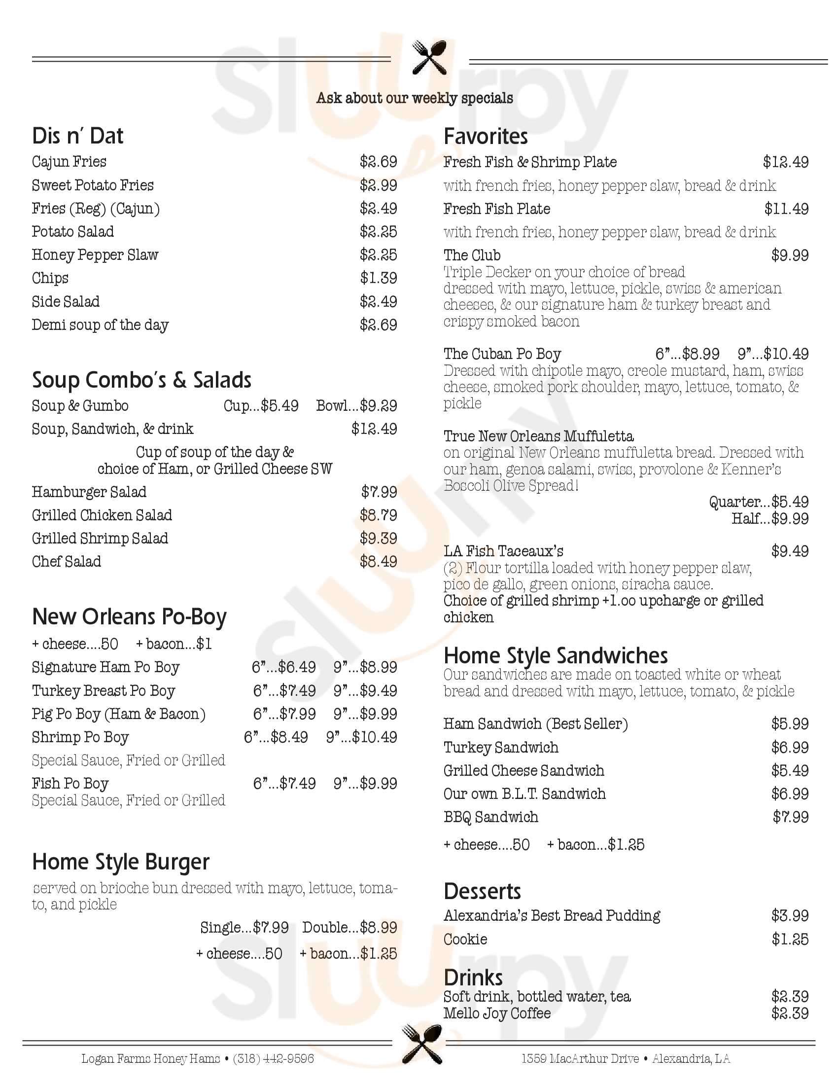 Main Menu - Logan Farms Honey Glazed Hams