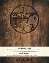 The Sand Trap menu