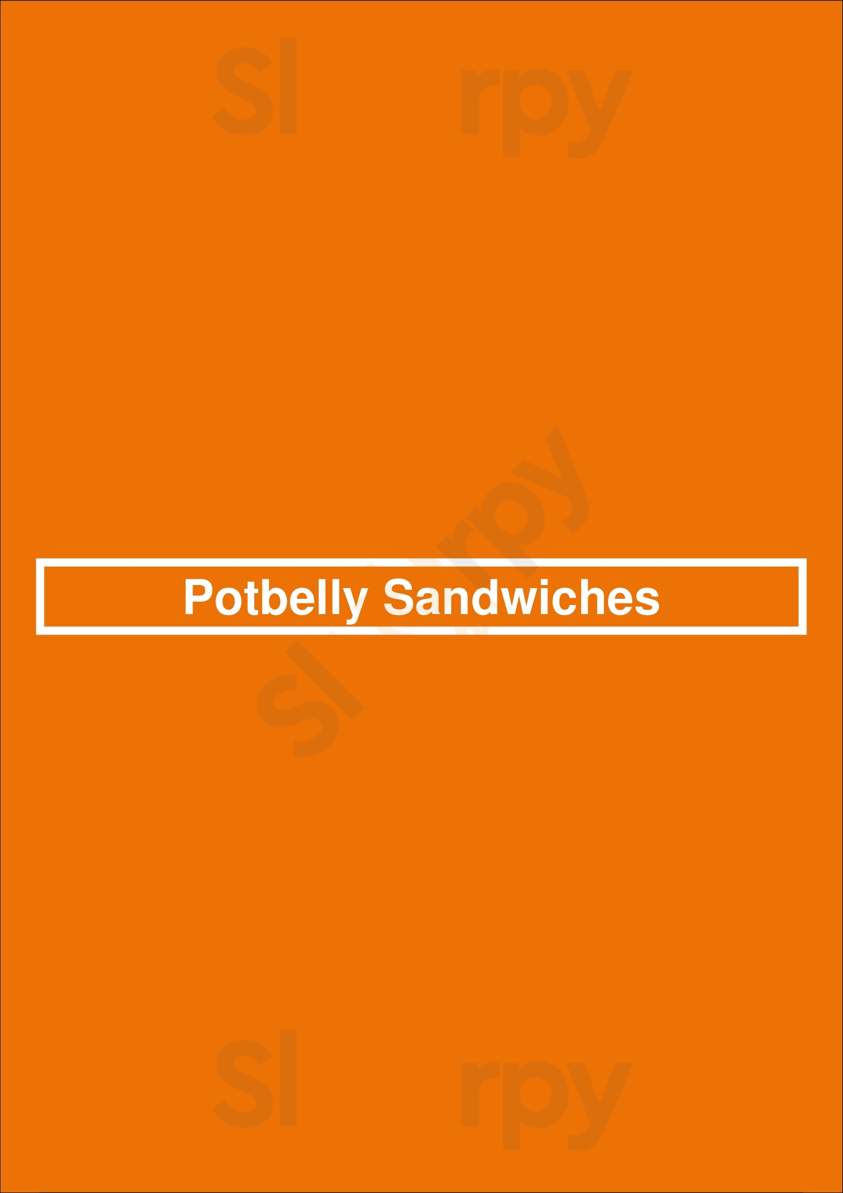 Potbelly Sandwich Shop Issaquah Menu - 1