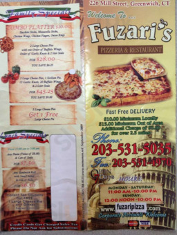 Fuzaris Pizzeria, Greenwich