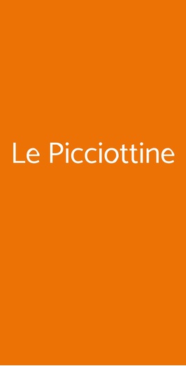 Le Picciottine, Roma