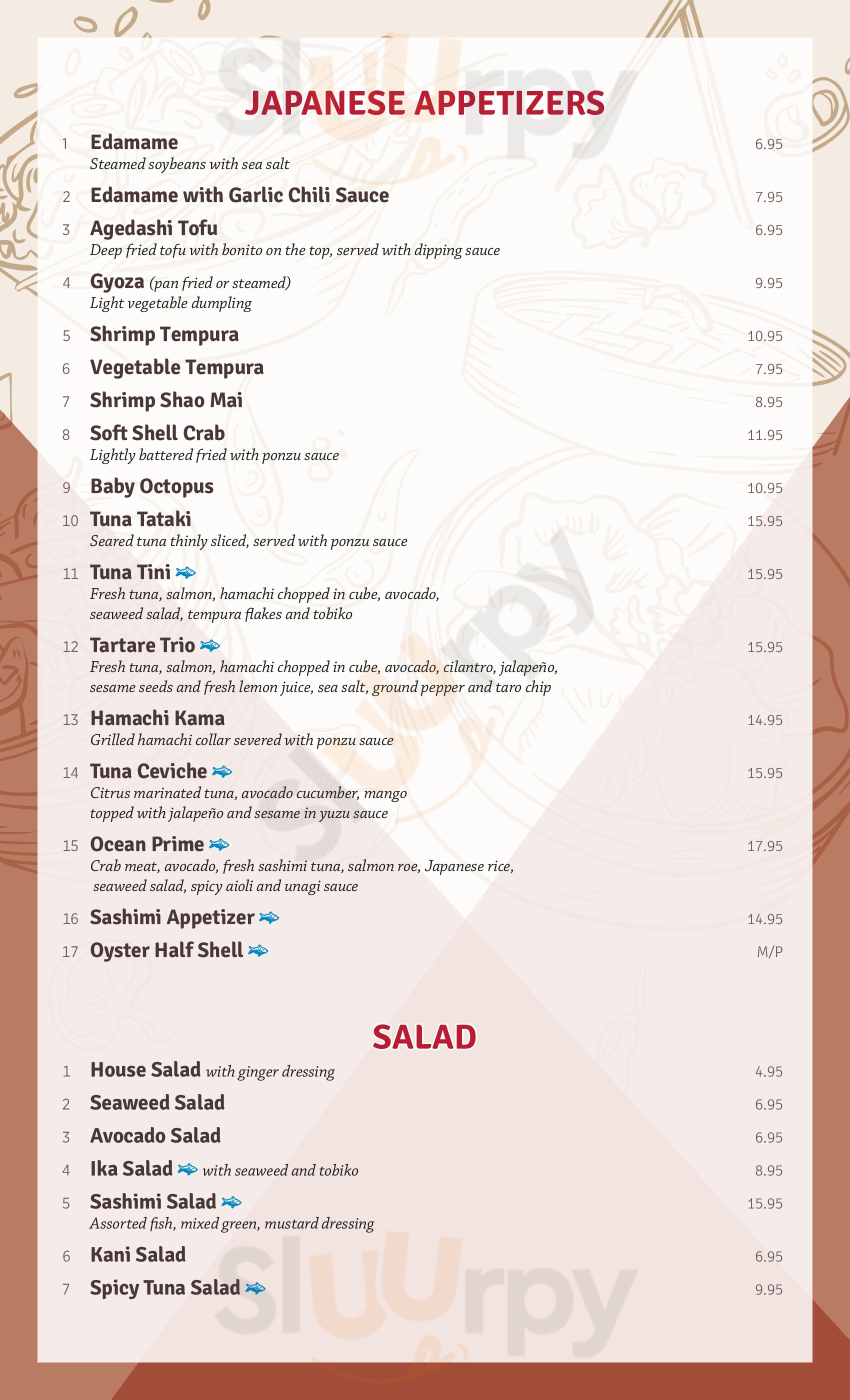 Main Menu - Wang's Table