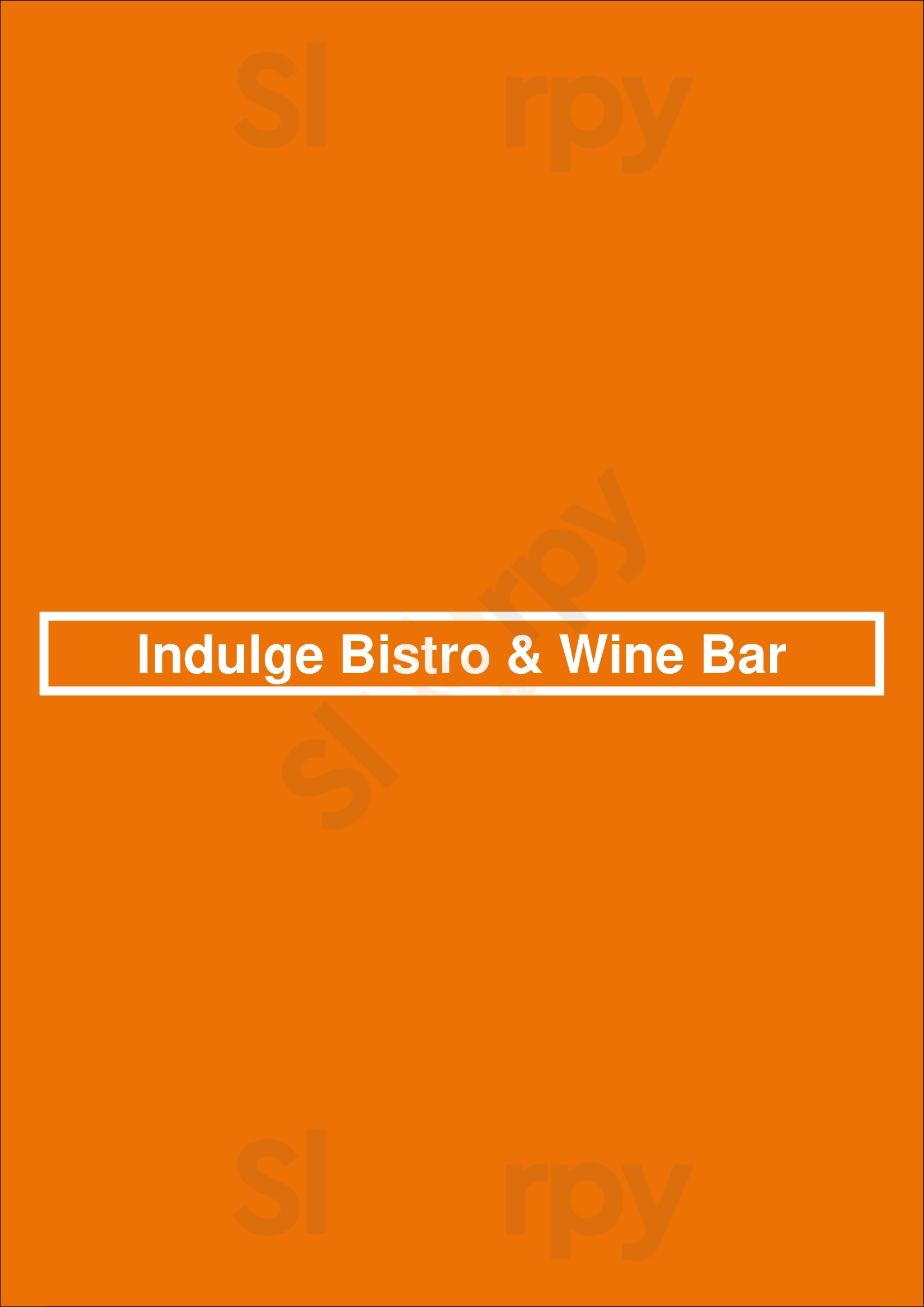 Indulge Bistro & Wine Bar Golden Menu - 1