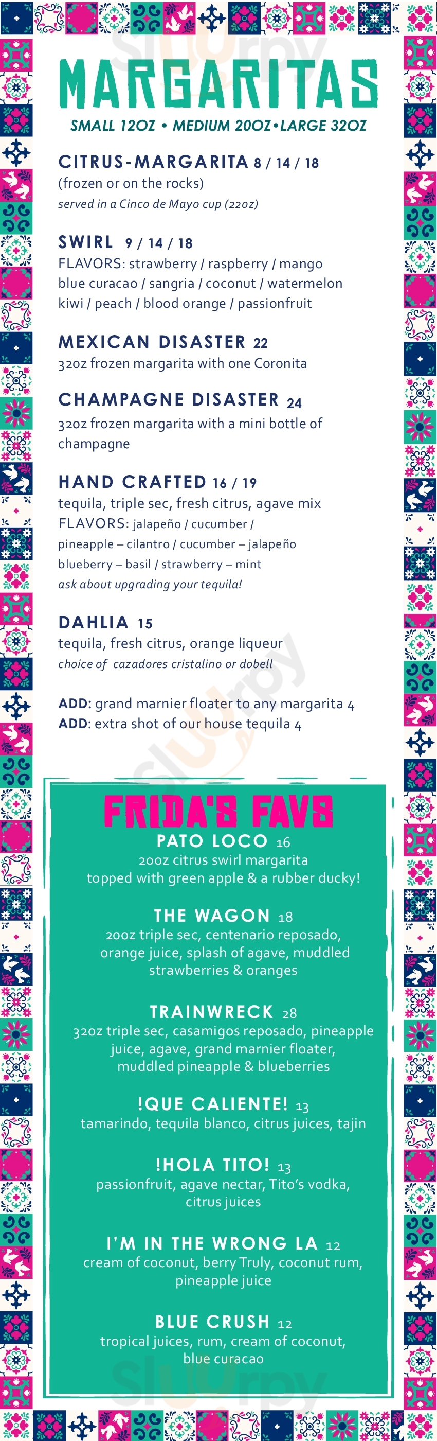 Main Menu - La Carreta