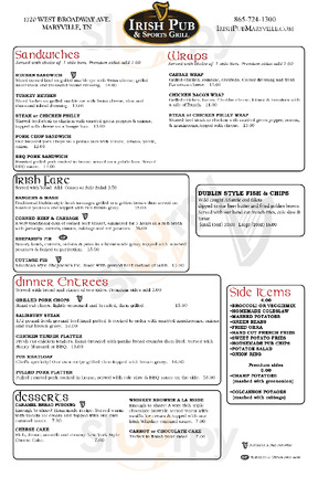 Irish Pub & Sports Grill