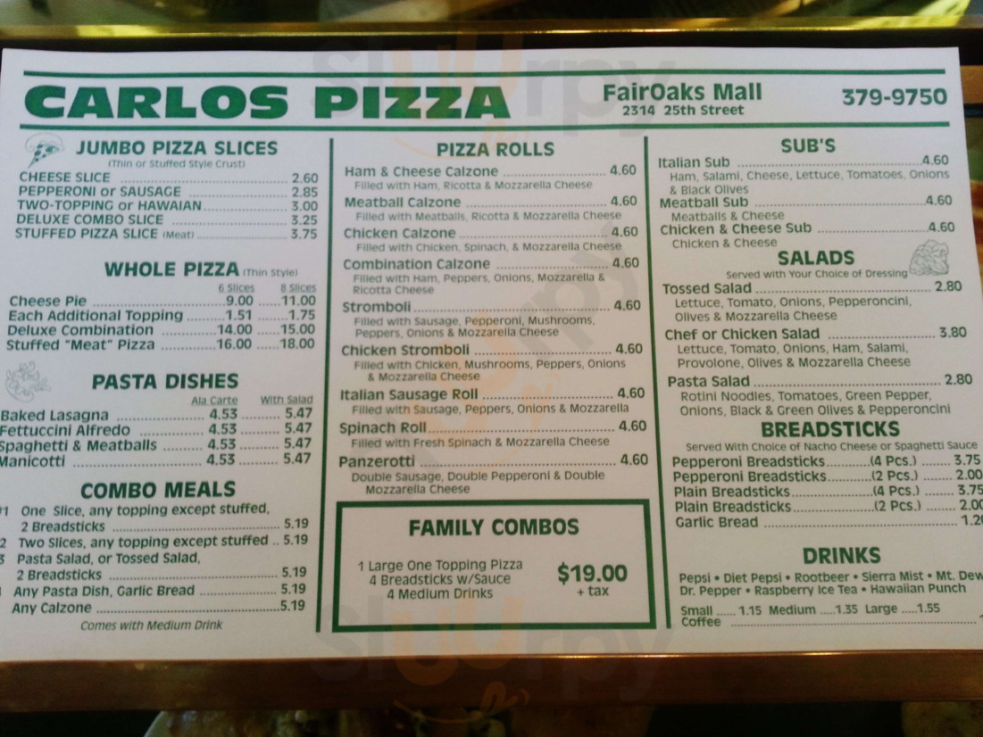 Carlos Pizza, Columbus