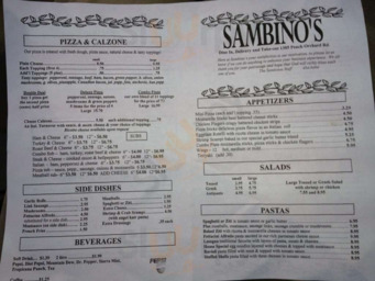 Sambino's Pizza, Sumter