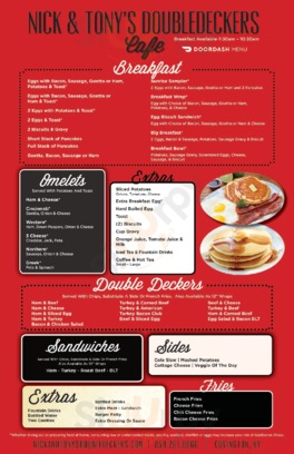 Nick And Tony's Double Deckers And Cafe