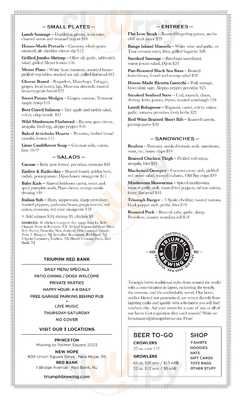Triumph Brewing Co. Of Red Bank