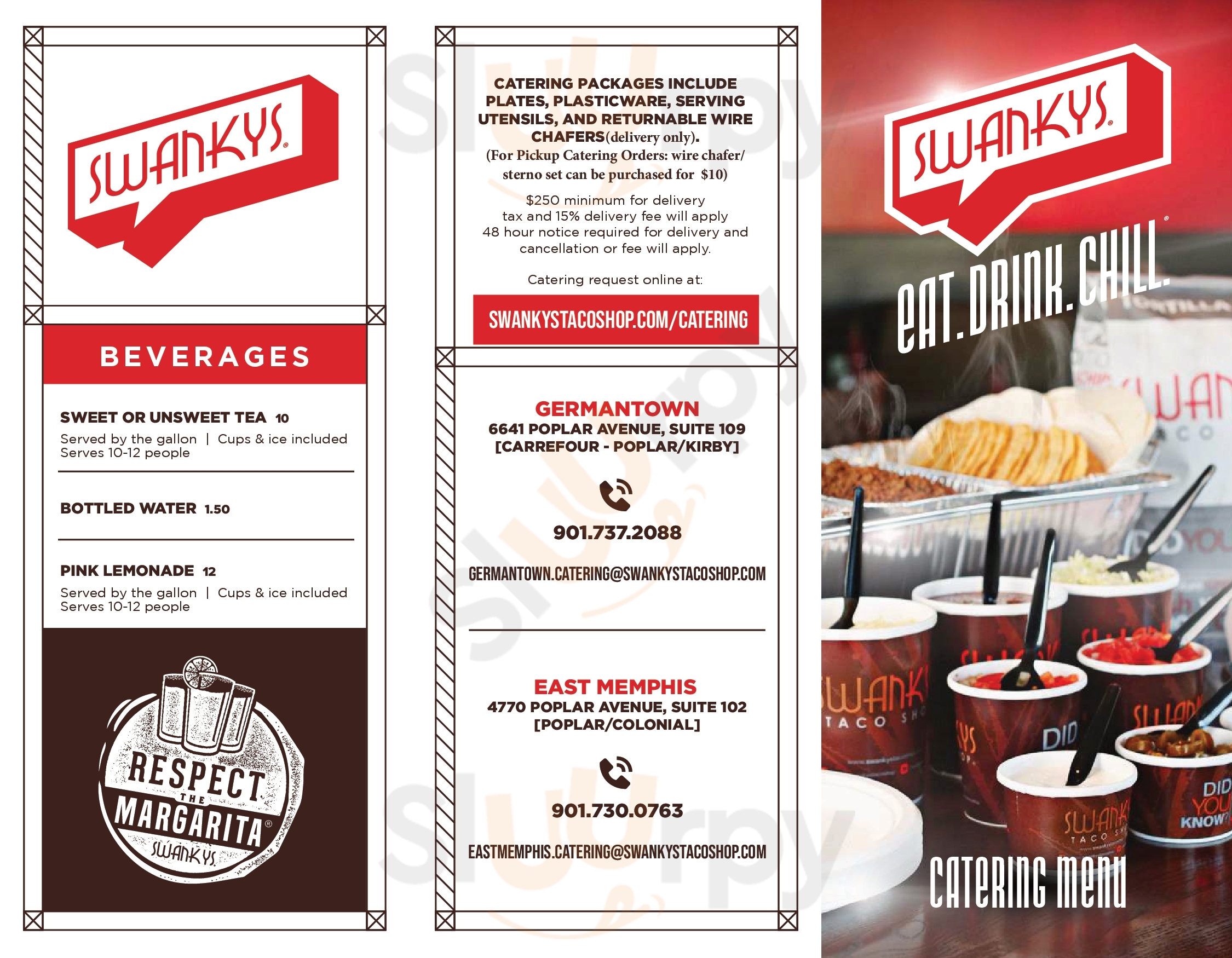 Main Menu - Swankys Taco