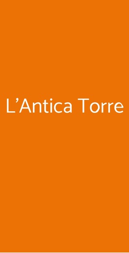 L'antica Torre, Roma