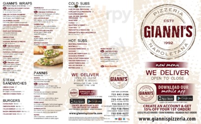 Gianni's Pizzeria, Red Bank