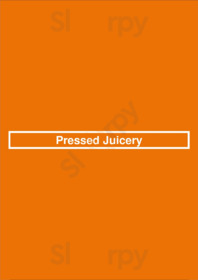 Pressed Juicery menu