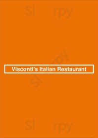 Visconti's Italian Restaurant menu