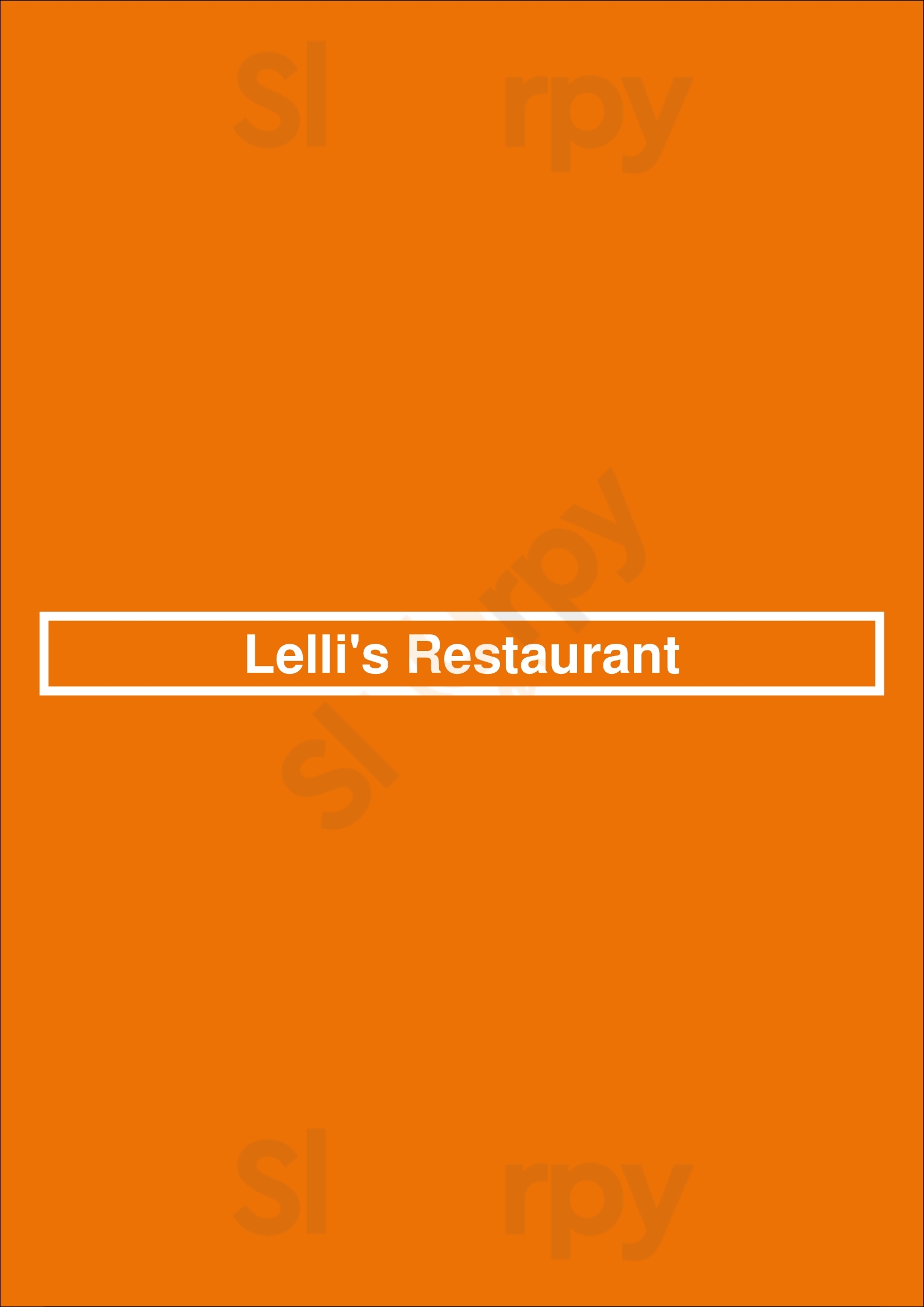 Lelli's Restaurant Auburn Hills Menu - 1