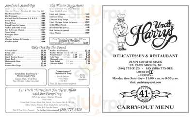 Uncle Harry's Deli Restaurant, Saint Clair Shores