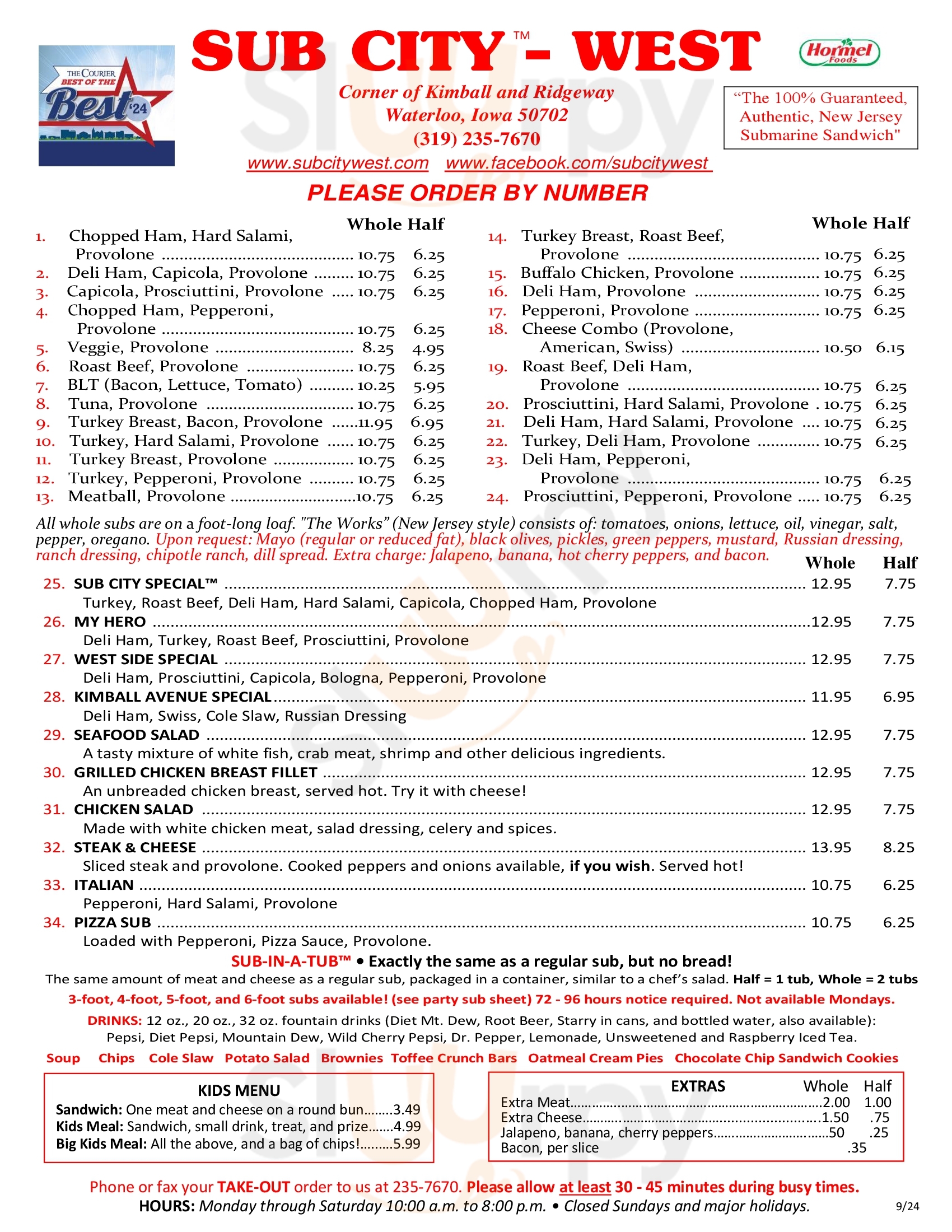 Main Menu - Sub City