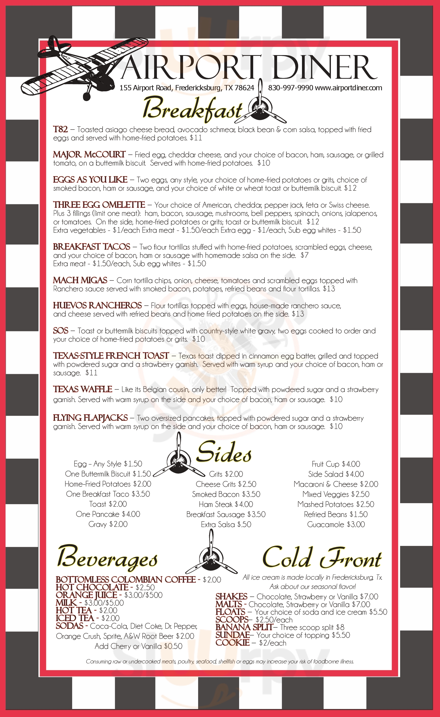 Fredericksburg Brewing Co. Fredericksburg Menu - 1