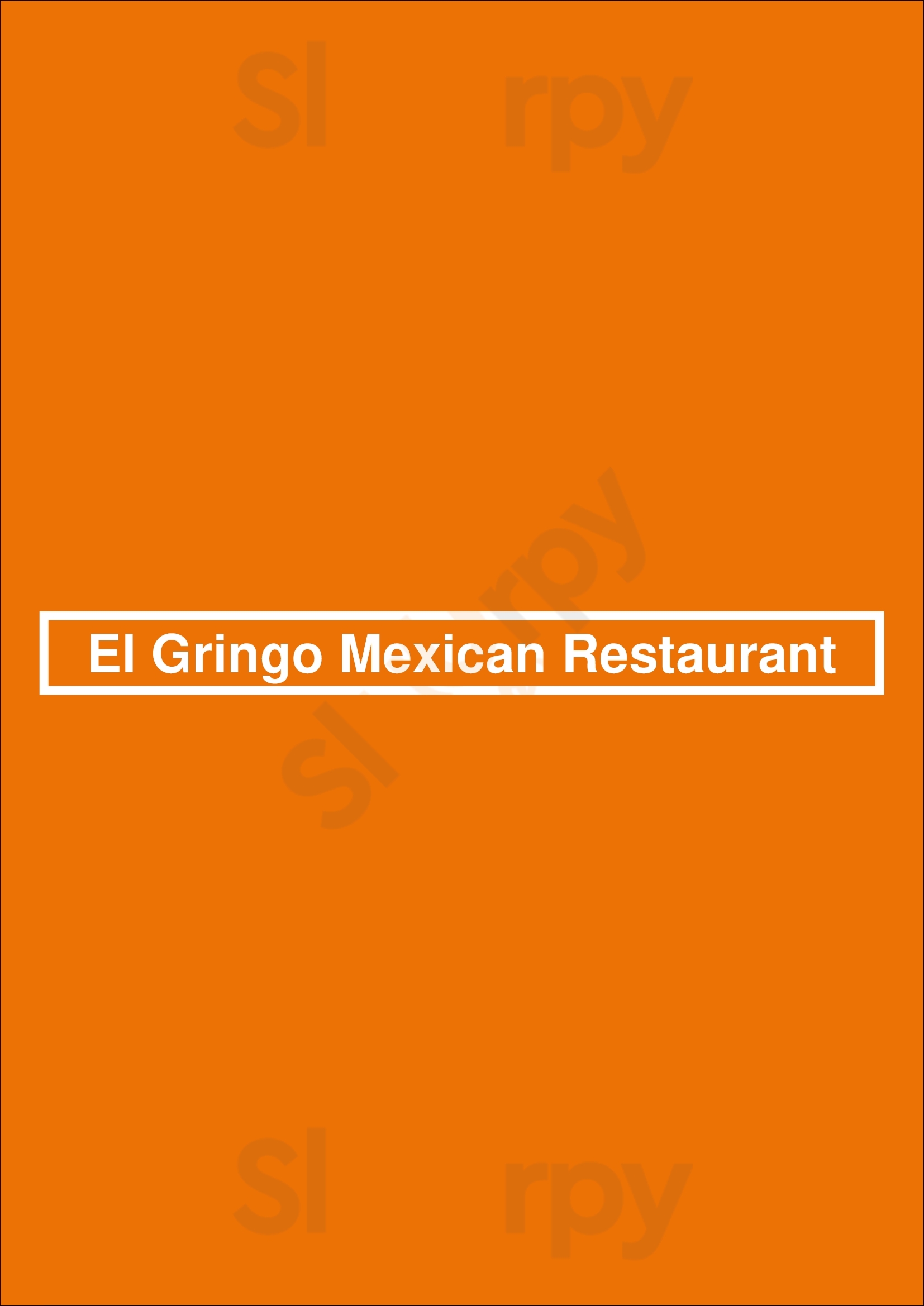 El Gringo Mexican Restaurant Hermosa Beach Menu - 1
