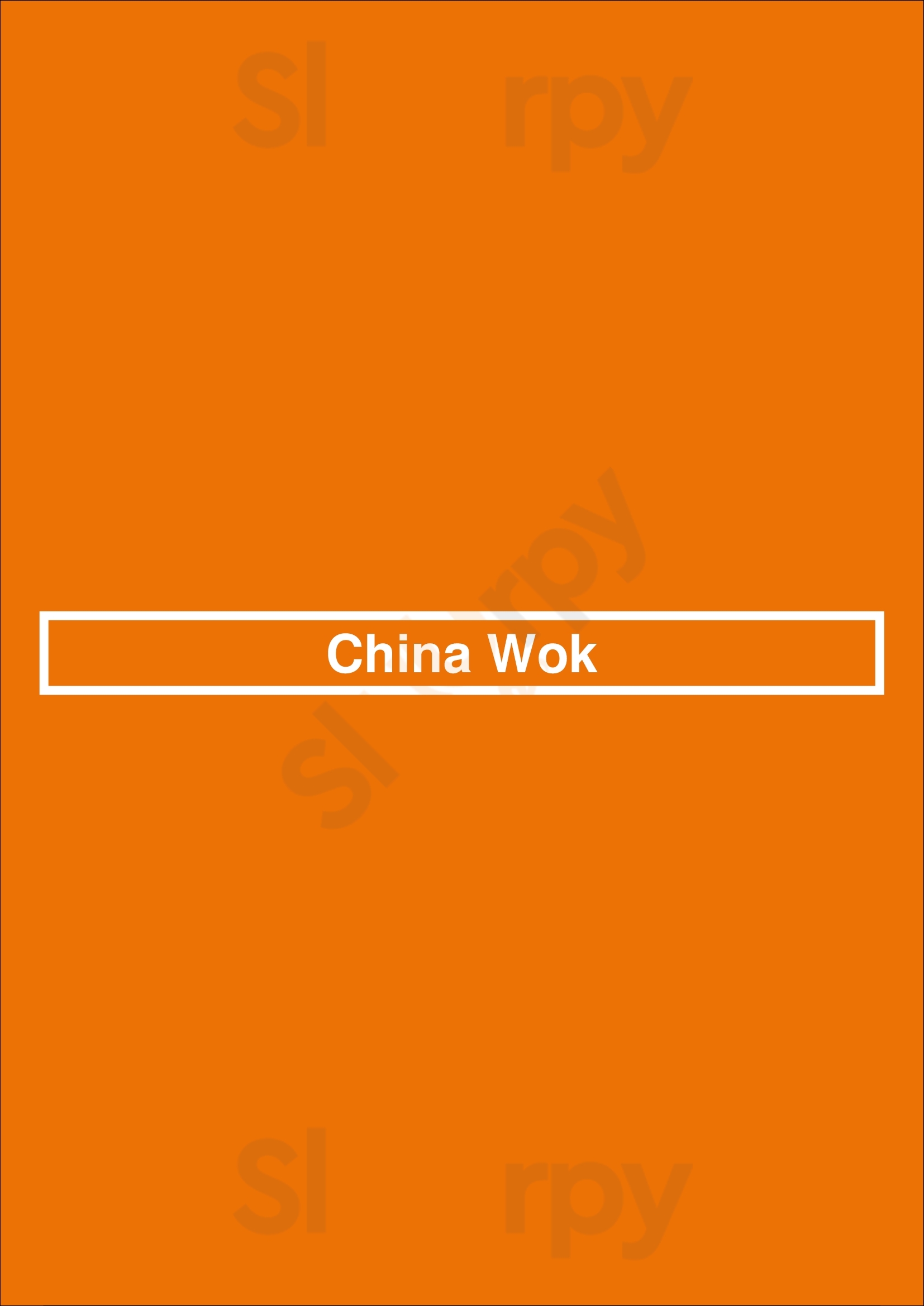 China Wok Beverly Menu - 1