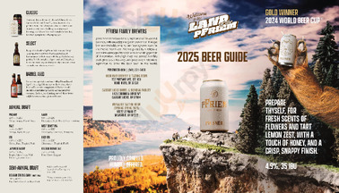Pfriem Family Brewers menu