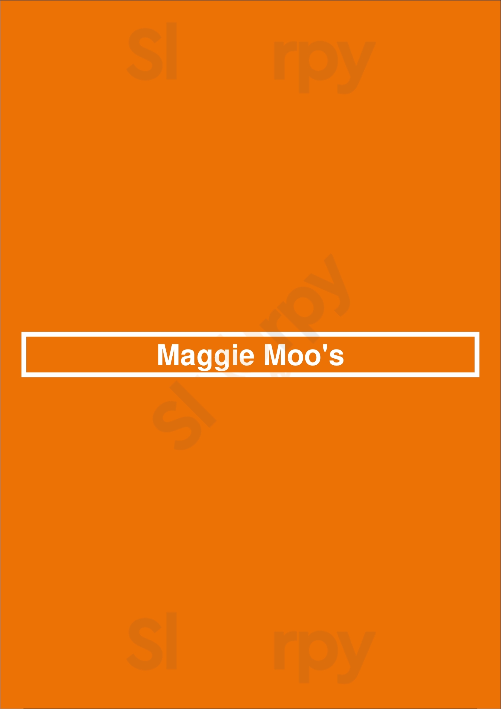 Maggie Moo's Exton Menu - 1