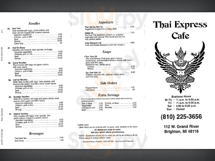 Thai Express, Brighton