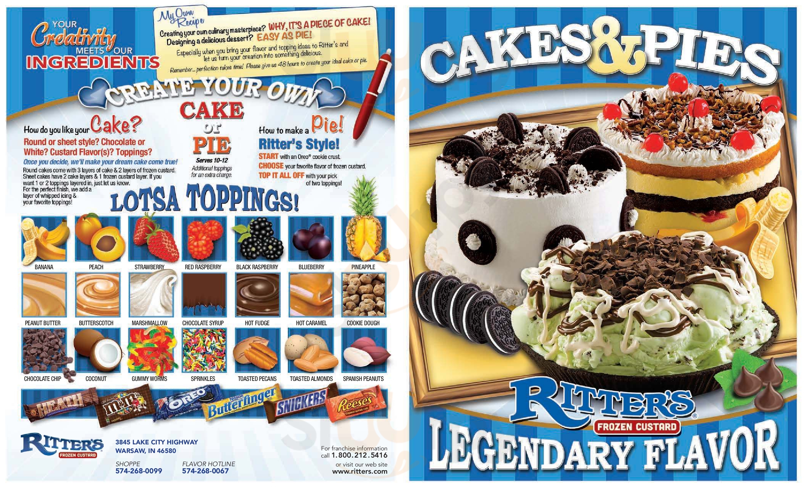 Main Menu - Ritter's Frozen Custard