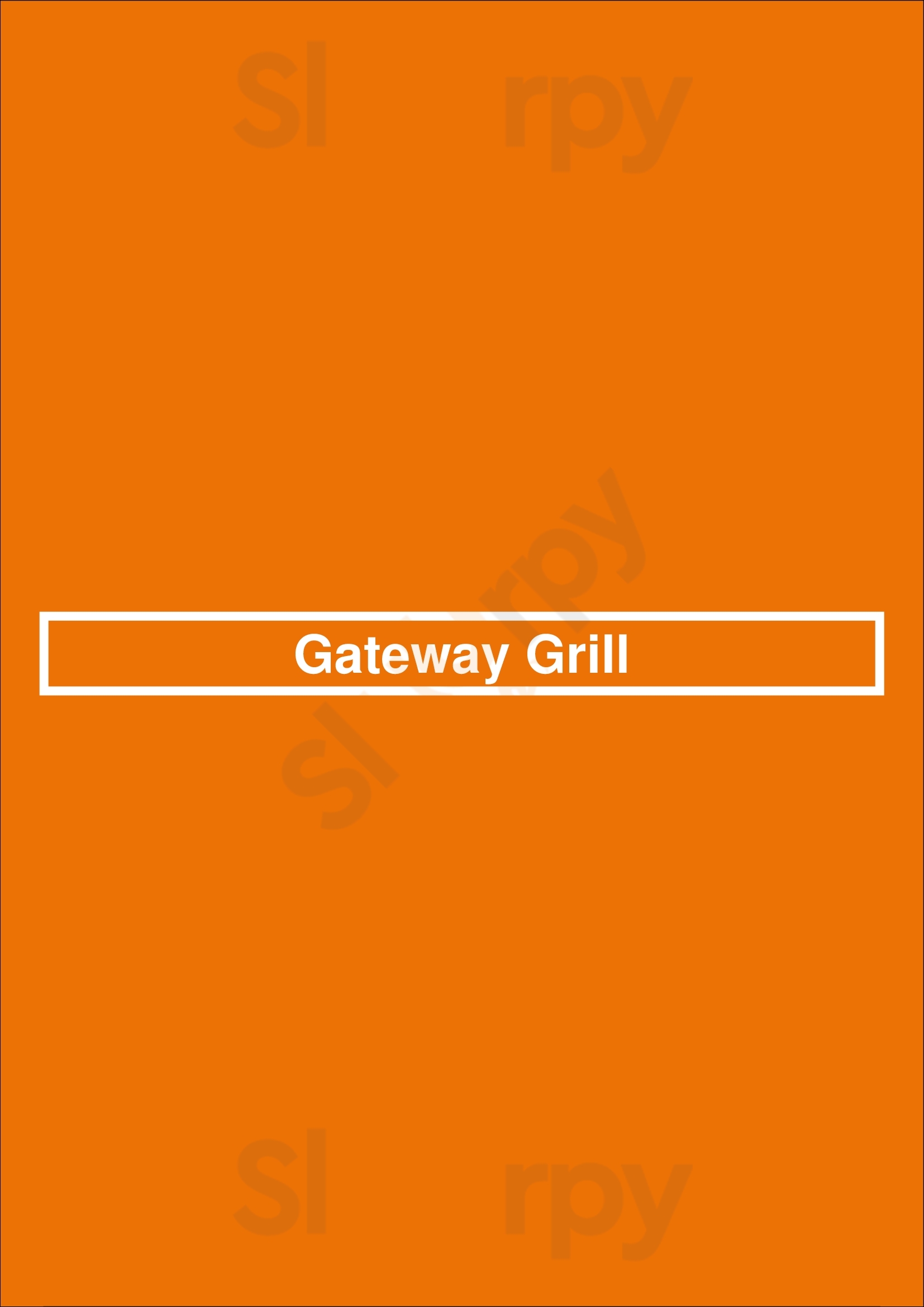 Gateway Grill Monroeville Menu - 1