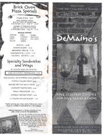 Demaino's Restaurant, Revere