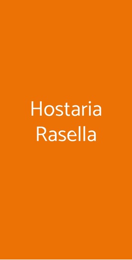 Hostaria Rasella, Roma