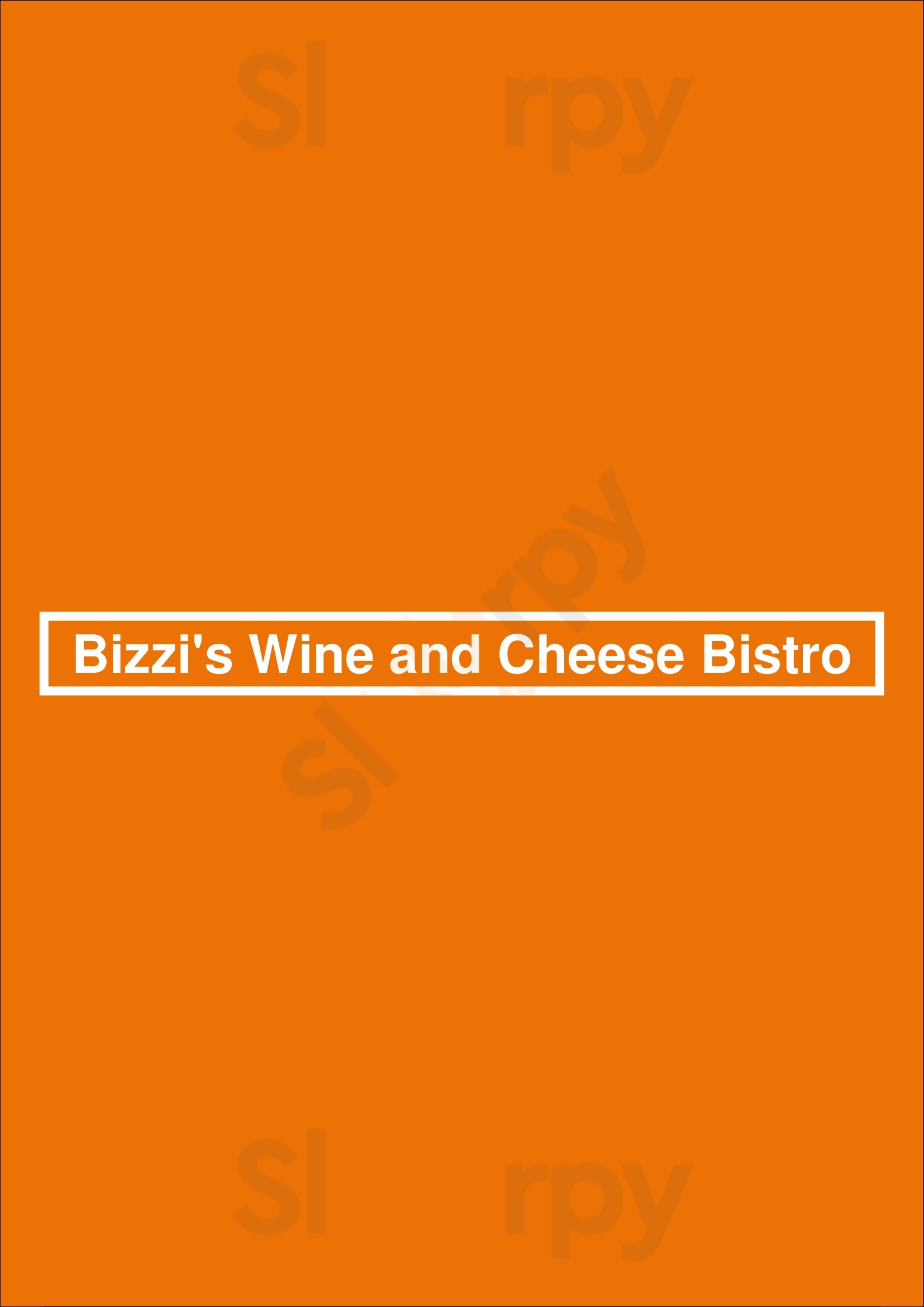 Bizzi's Wine And Cheese Bistro Bedford Menu - 1