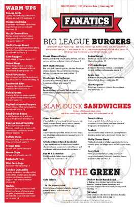 Fanatics Sports Bar And Grill