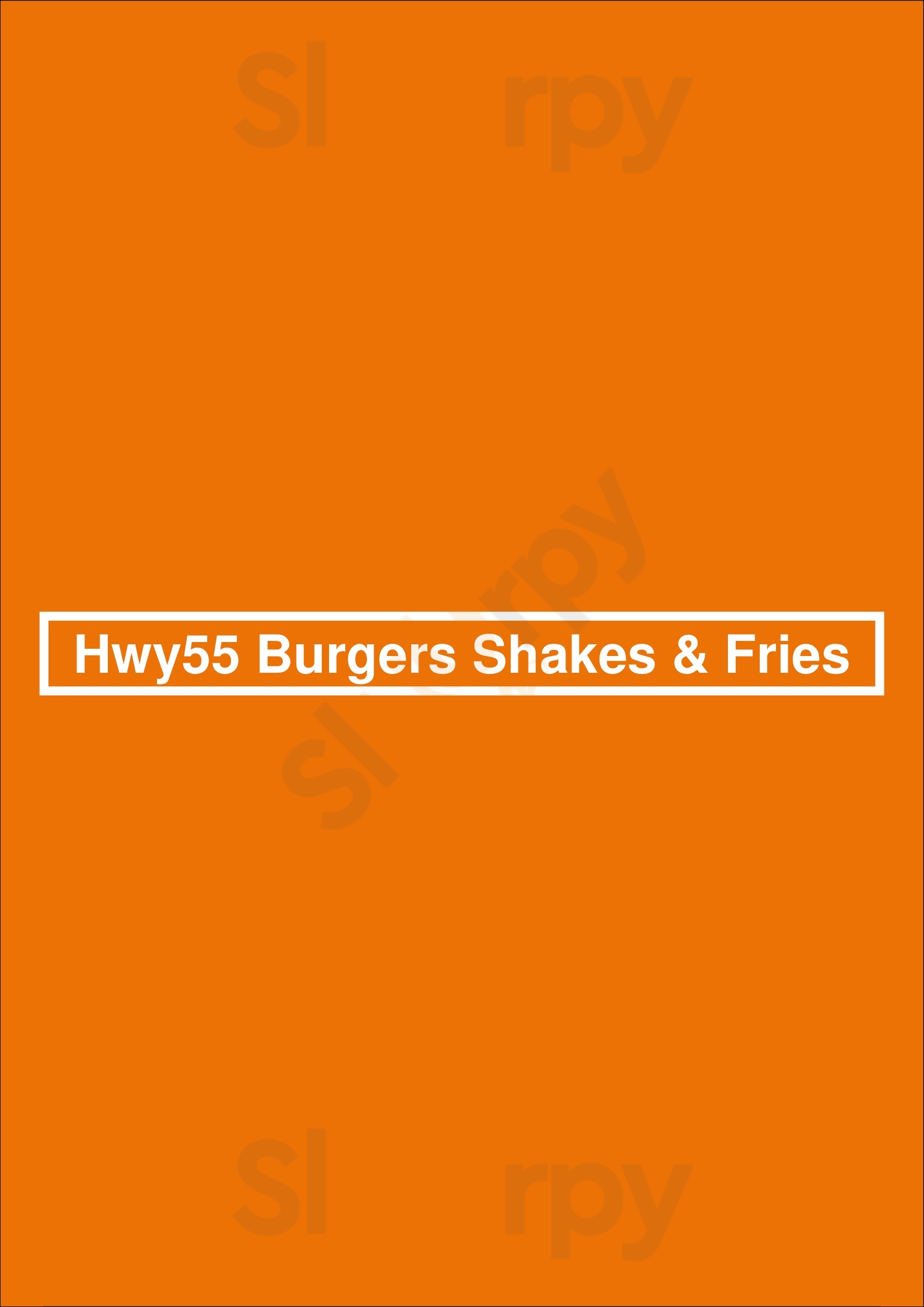 Hwy55 Burgers Shakes & Fries Bedford Menu - 1