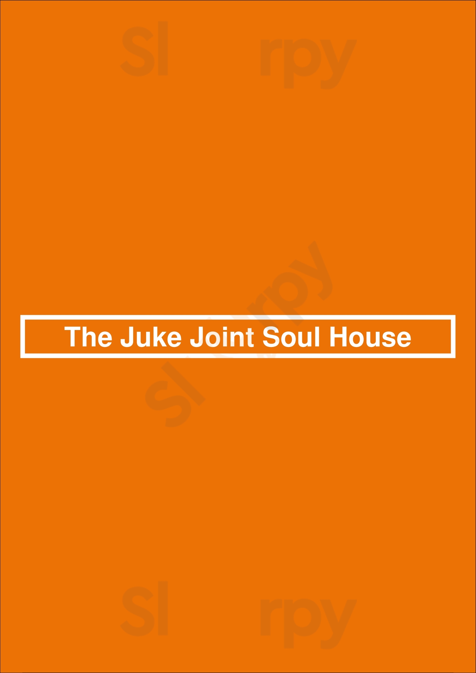 The Juke Joint Soul House Bloomfield Menu - 1