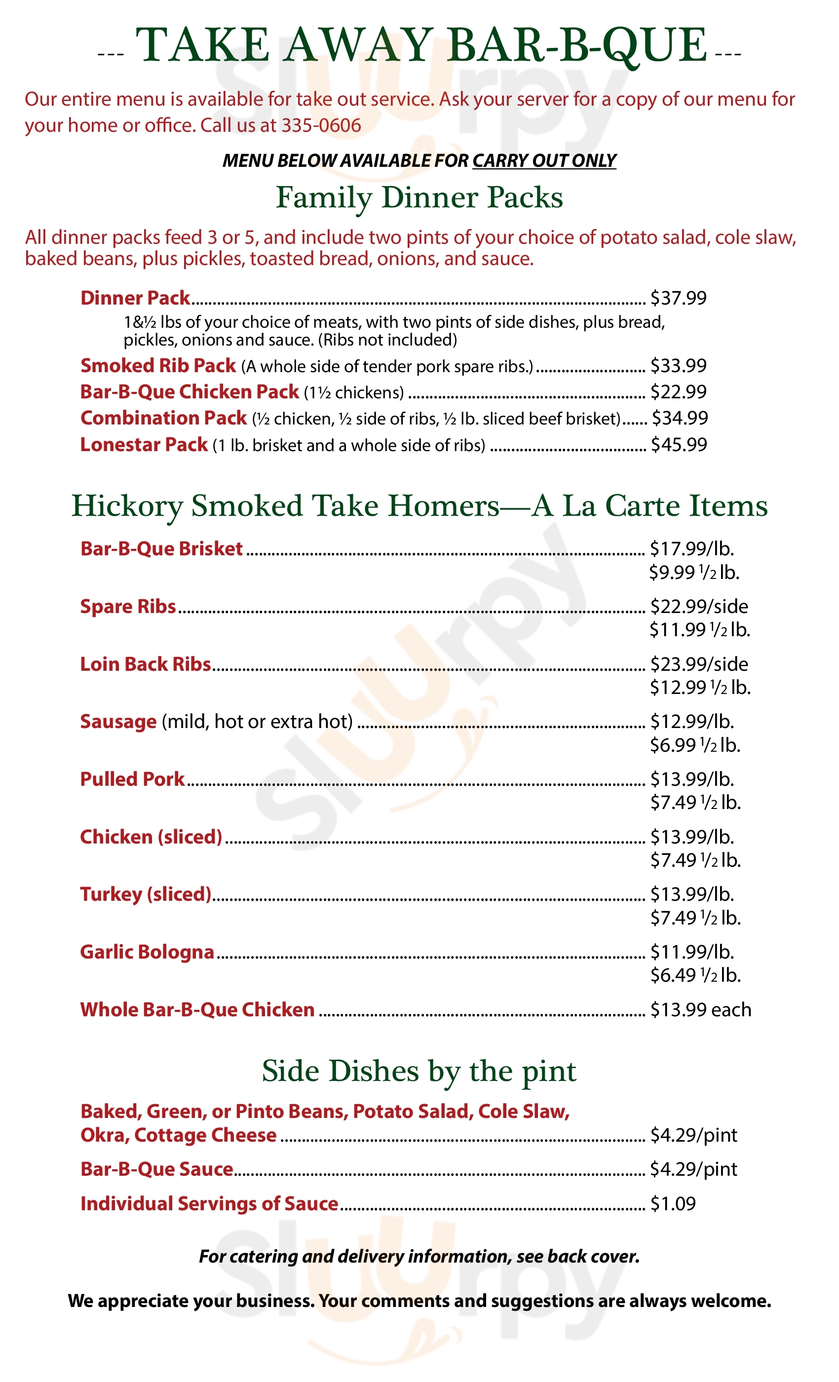 Sterlings Grille Bartlesville Menu - 1