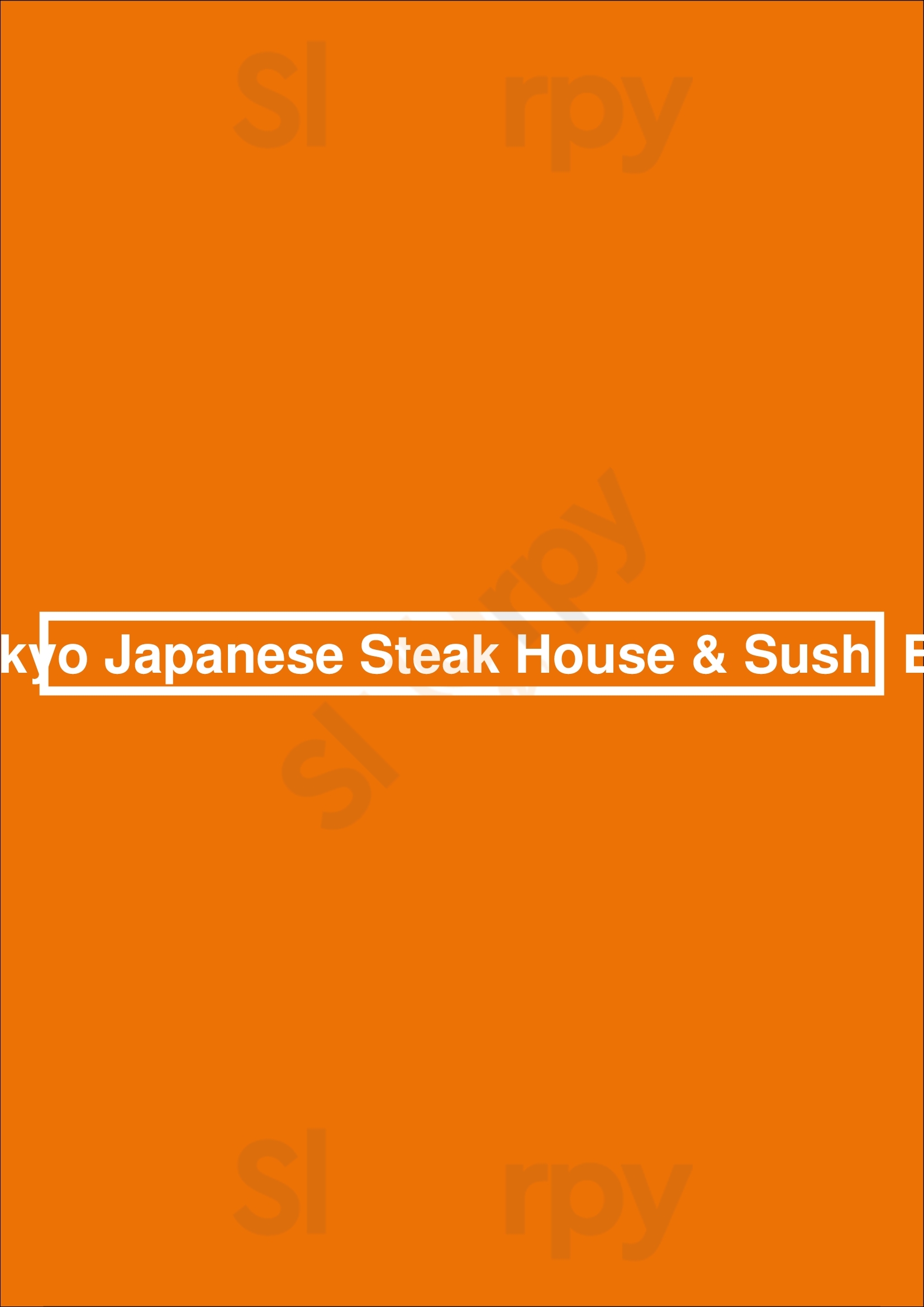 Tokyo Japanese Steak House & Sushi Bar Salem Menu - 1