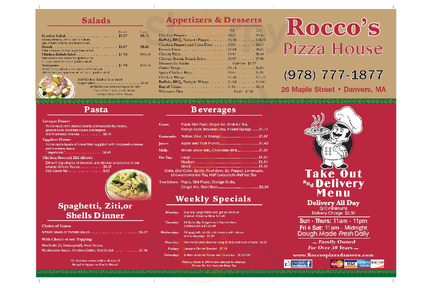 Rocco's Pizza House, Danvers