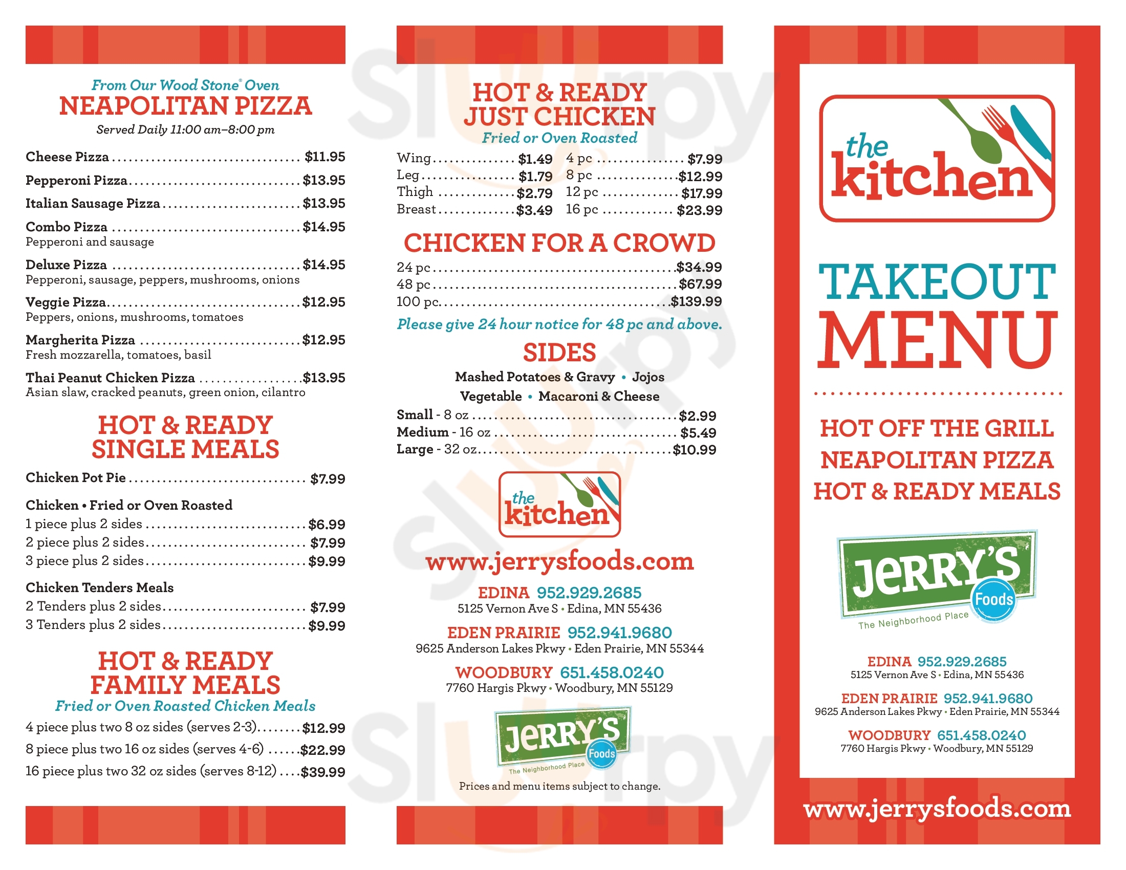 Main Menu - Jerry's Foods