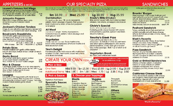 Mark & Monica's Family Pizza