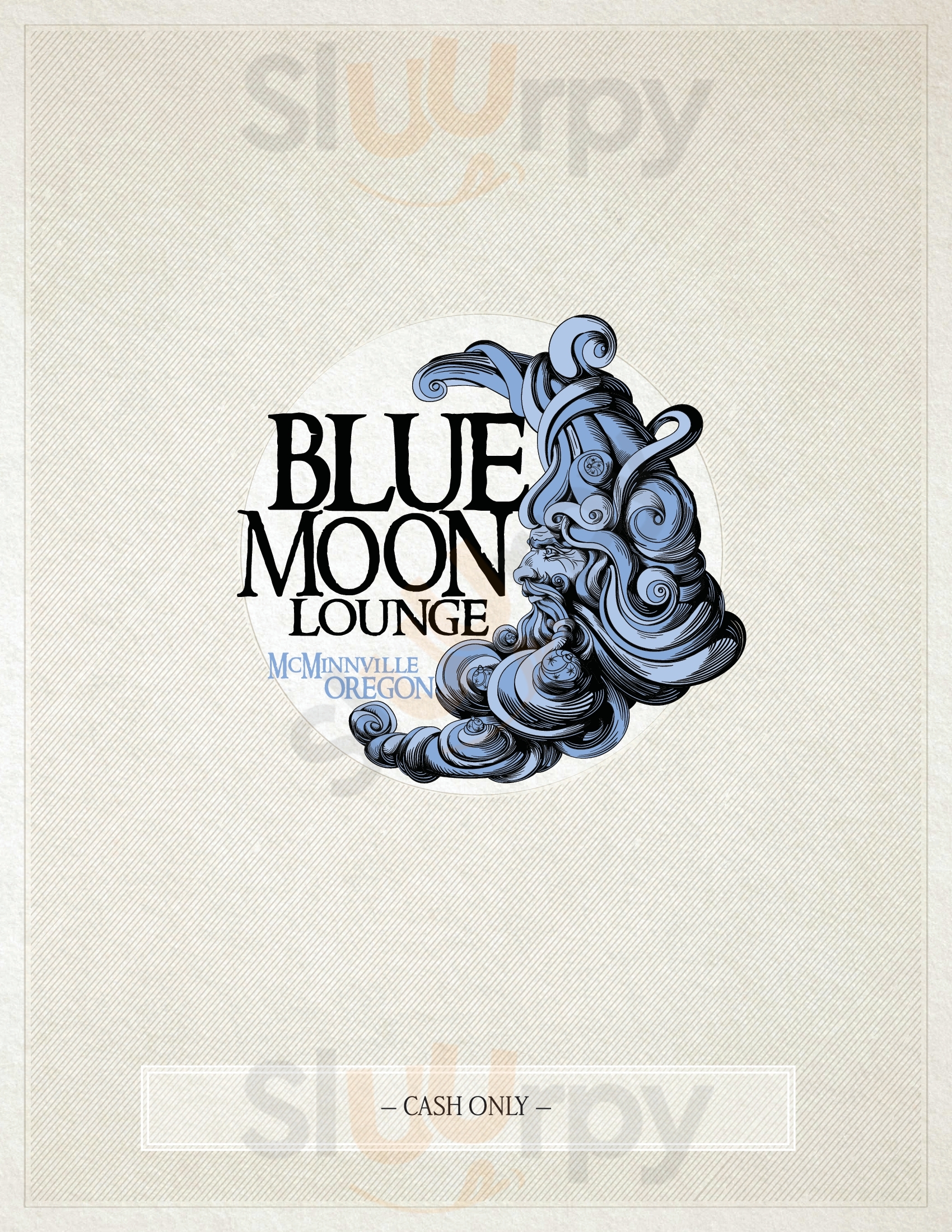 Blue Moon Lounge McMinnville Menu - 1