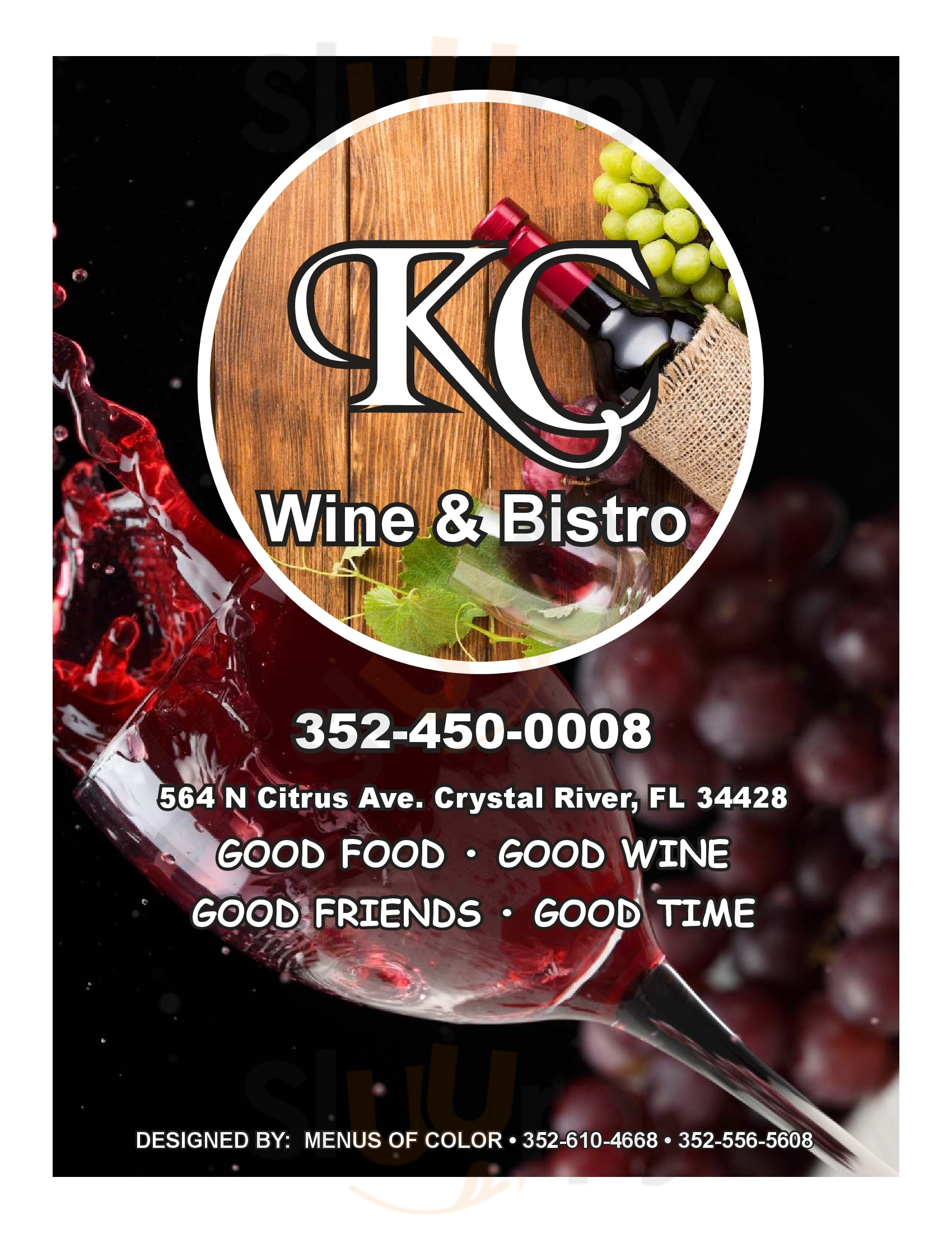 Kc Wine And Koffee Bar Crystal River Menu - 1