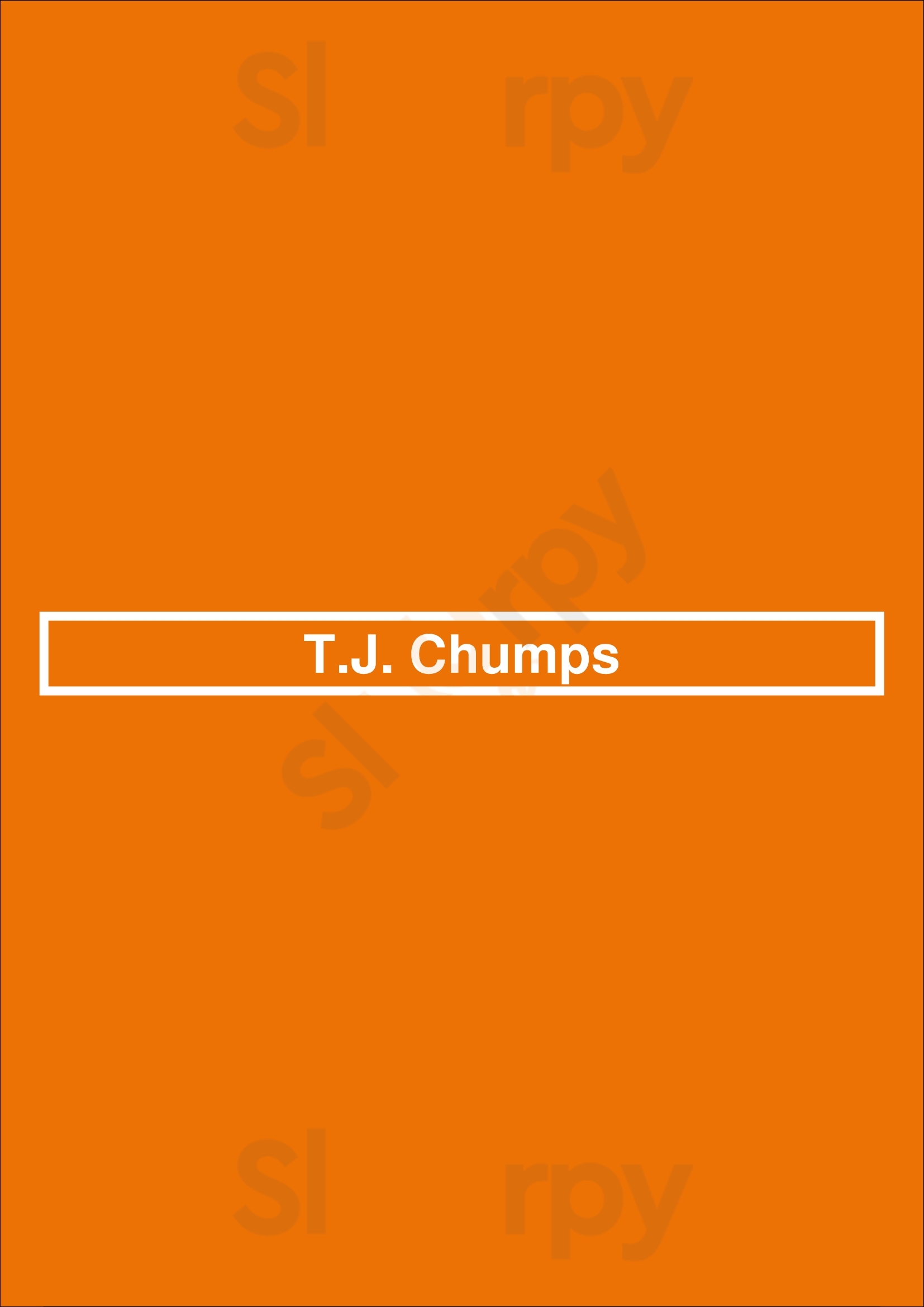 T.j. Chumps Miamisburg Menu - 1