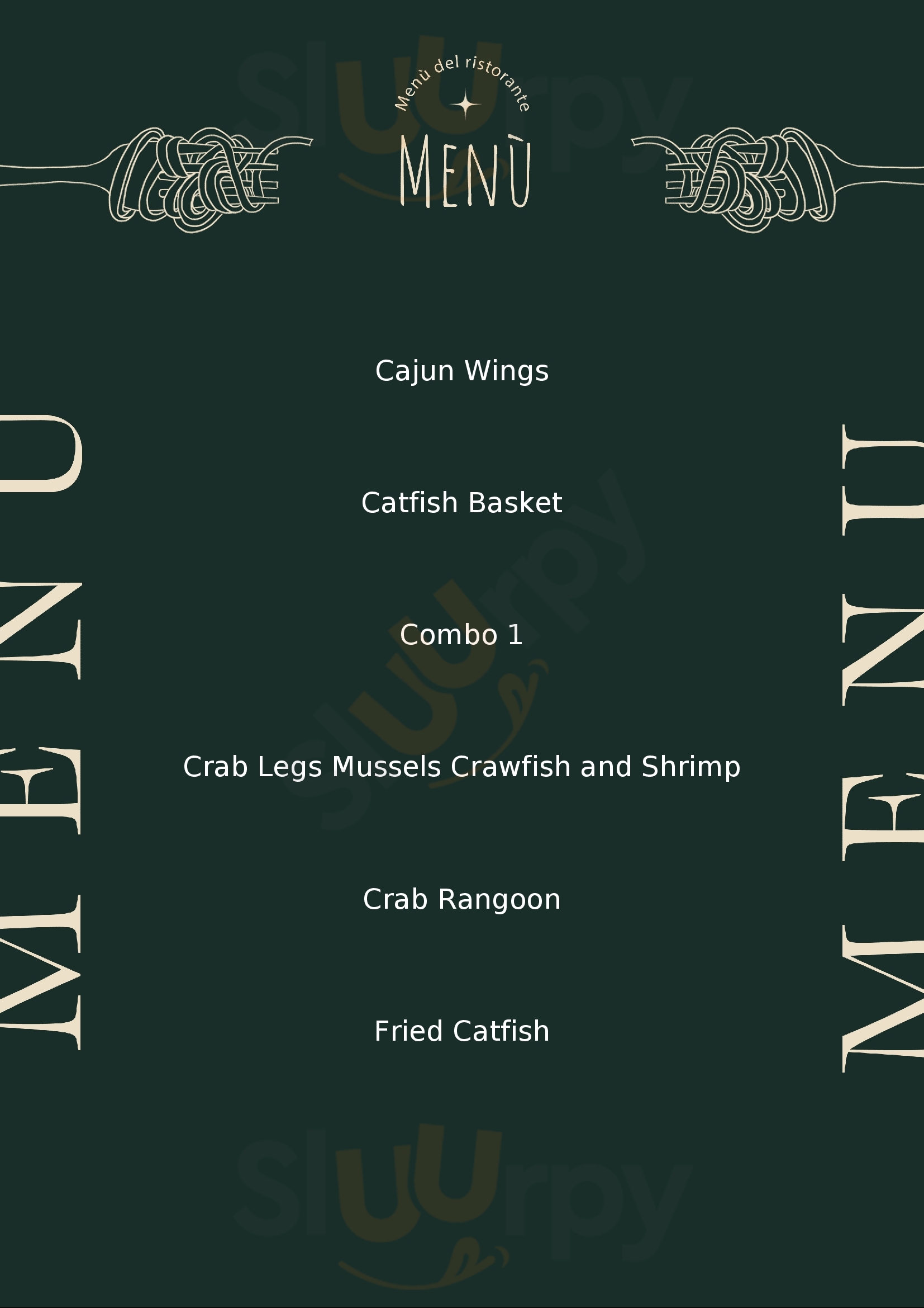 Ugly Crab Avon Menu - 1