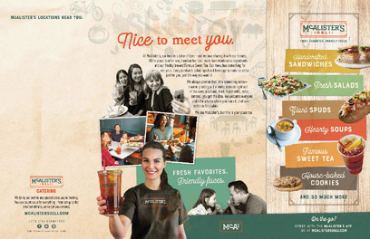 Mcalister's Deli menu