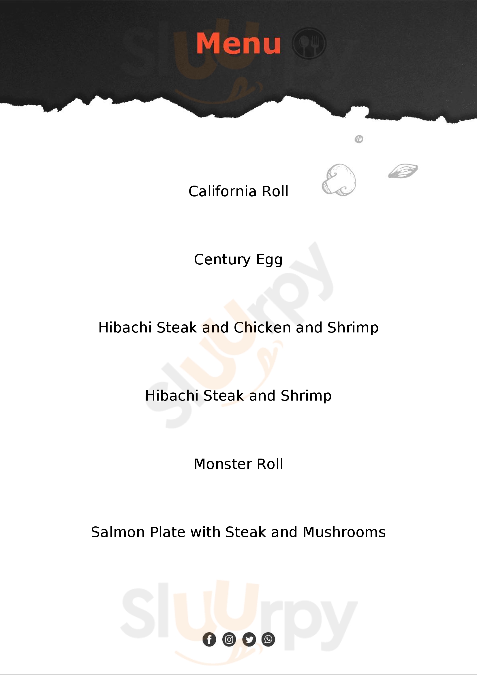 Menu Fuudies - Hibachi Grill & Buffet Dublin Ga
